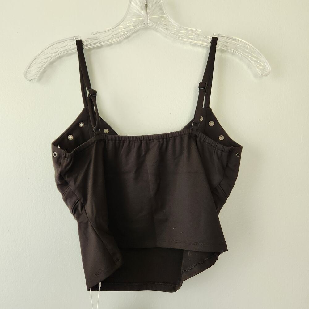Halara Top & Skort 2 Piece Set Womens S Black Crop Top Athletic Skort Tenniscore - Picture 5 of 16